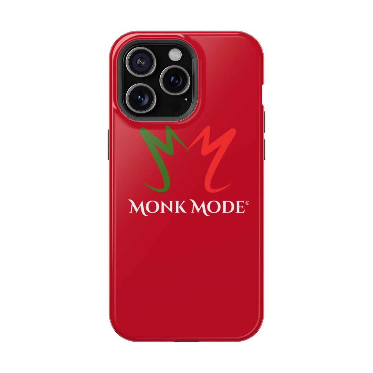 Quality Impact Resistant Phone Case - Red - Monk Mode