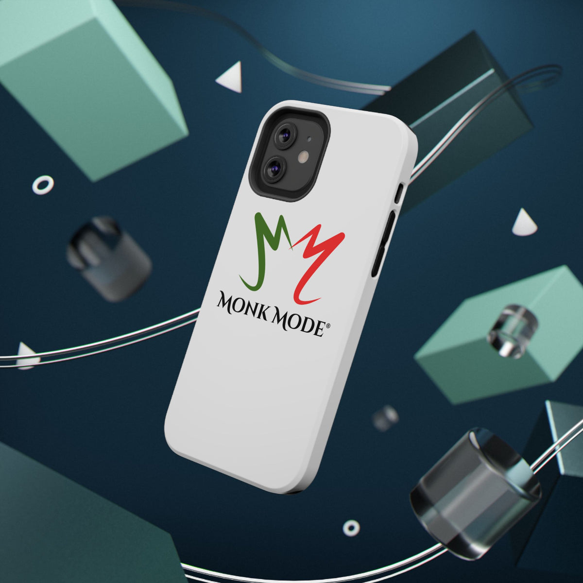 Quality Impact Resistant Phone Case - White - Monk Mode