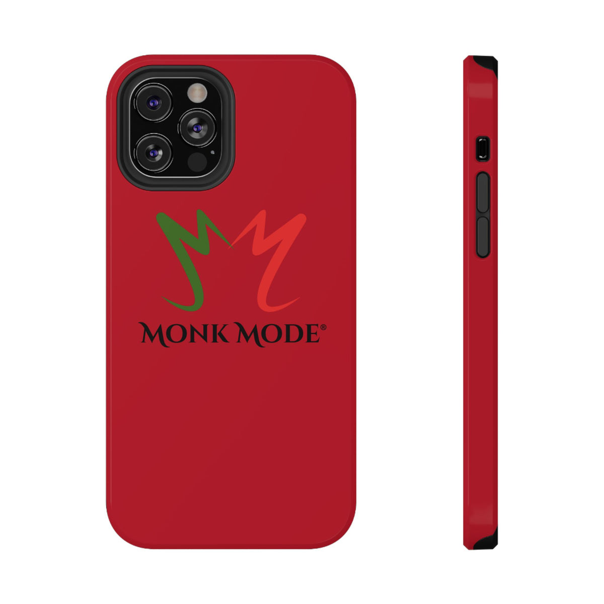 Quality Impact Resistant Phone Case - Red - Monk Mode