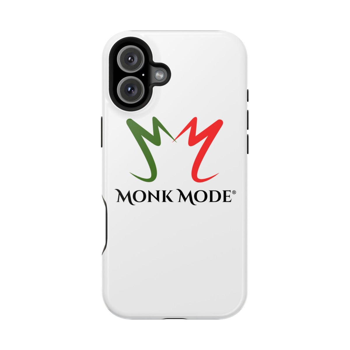 Quality Impact Resistant Phone Case - White - Monk Mode