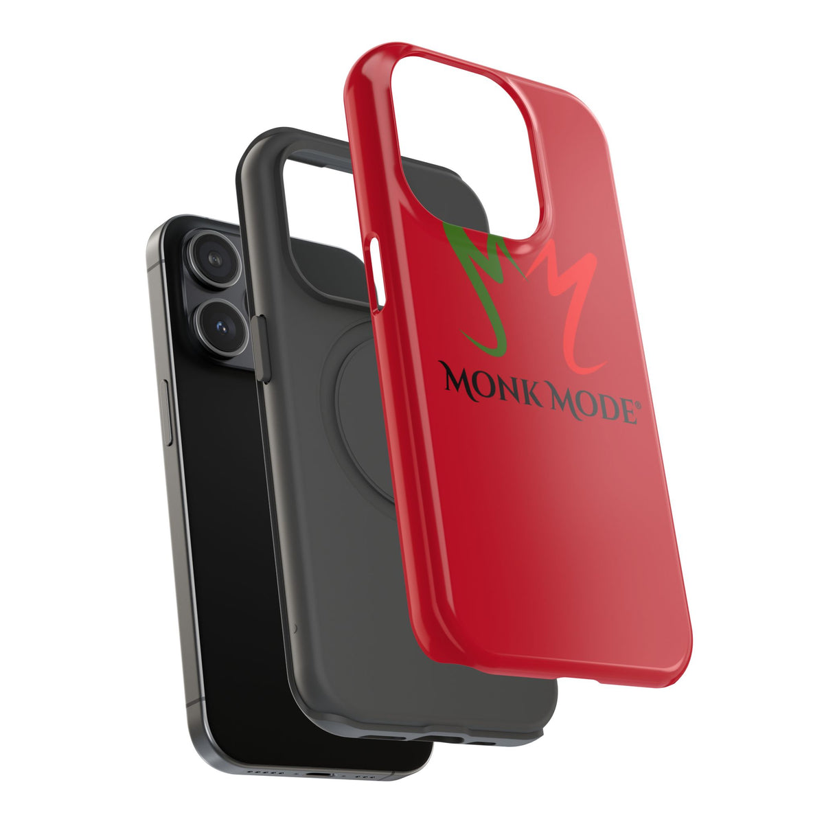 Quality Impact Resistant Phone Case - Red - Monk Mode