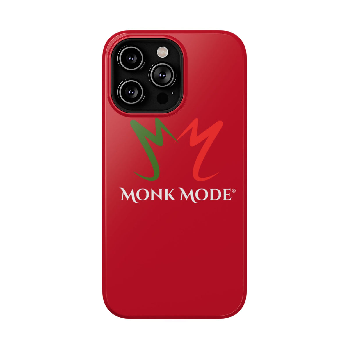 Quality Impact Resistant Phone Case - Red - Monk Mode