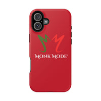 Quality Impact Resistant Phone Case - Red - Monk Mode