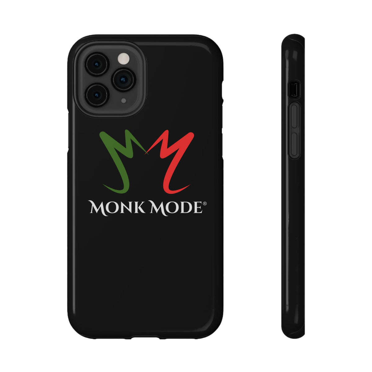 Quality Impact Resistant Phone Case - Black - Monk Mode