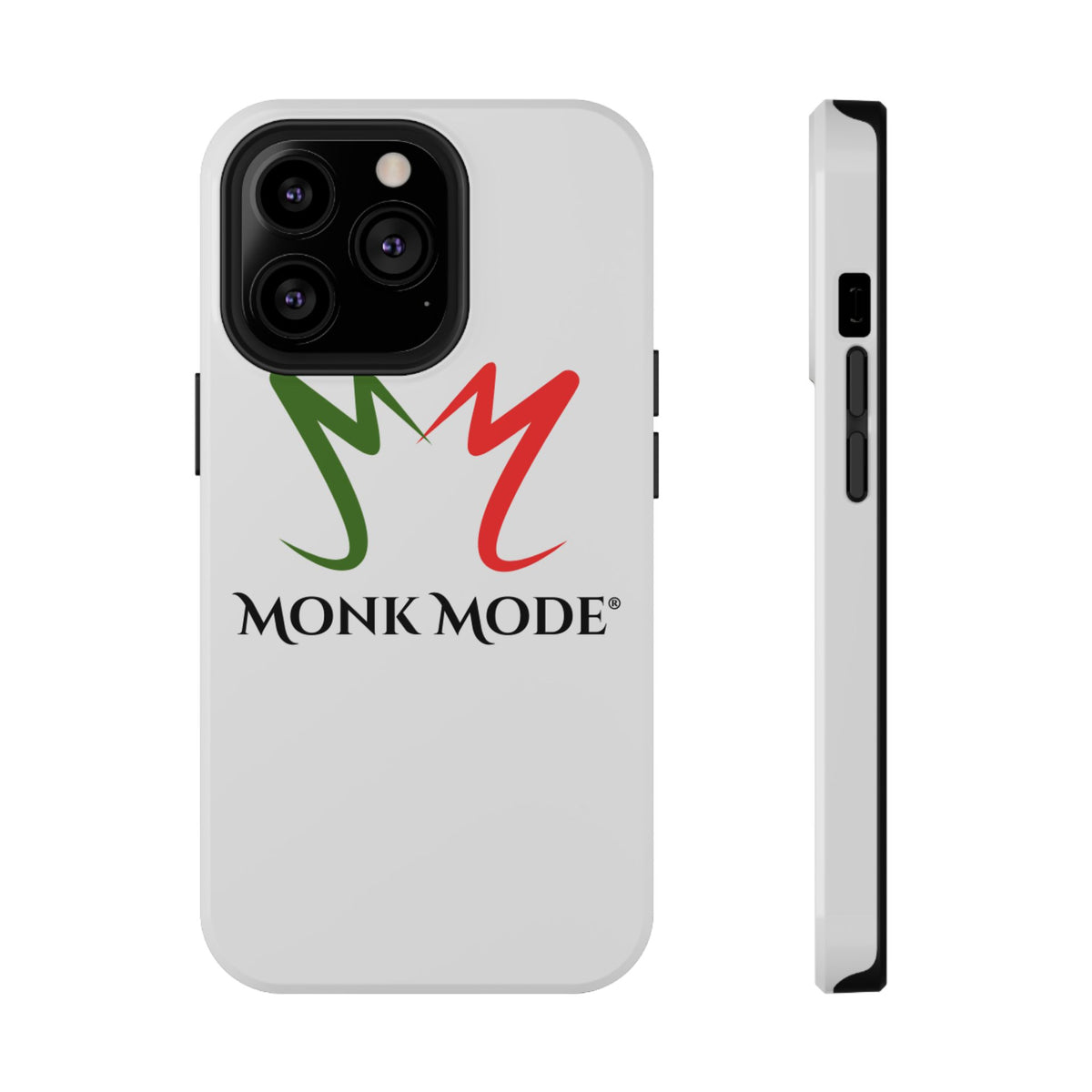 Quality Impact Resistant Phone Case - White - Monk Mode