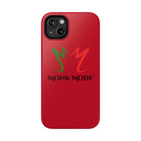 Quality Impact Resistant Phone Case - Red - Monk Mode