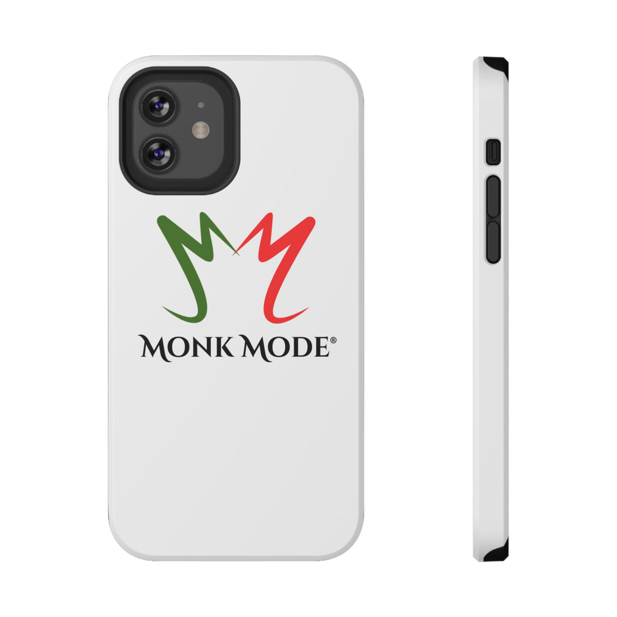 Quality Impact Resistant Phone Case - White - Monk Mode