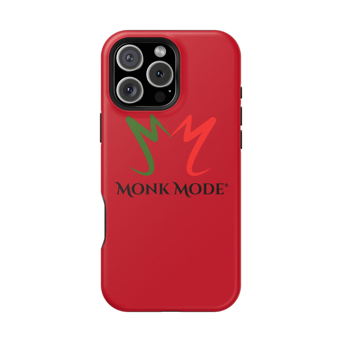 Quality Impact Resistant Phone Case - Red - Monk Mode