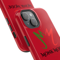 Quality Impact Resistant Phone Case - Red - Monk Mode