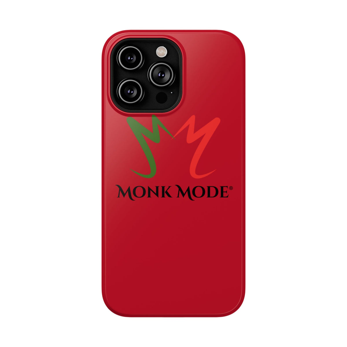 Quality Impact Resistant Phone Case - Red - Monk Mode