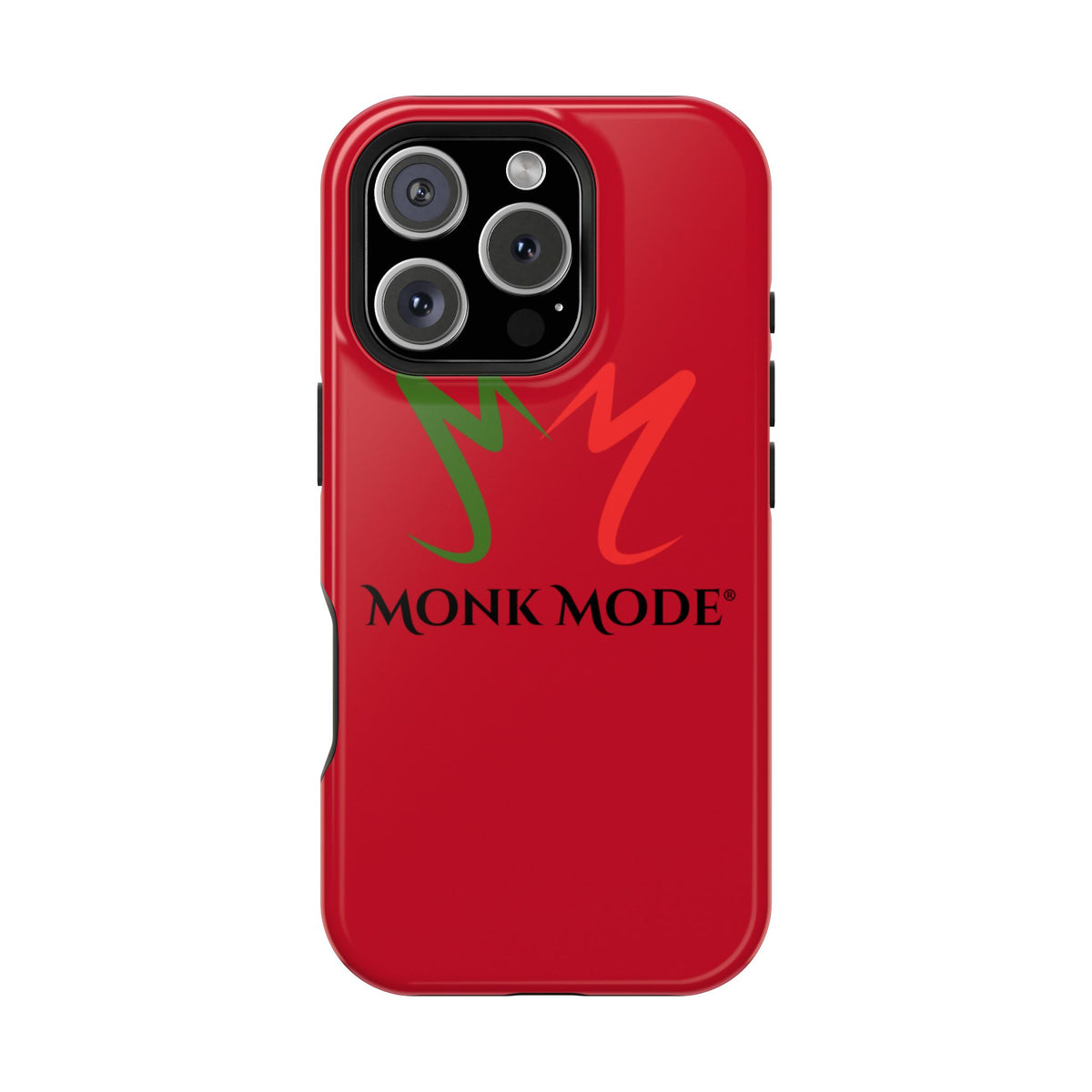 Quality Impact Resistant Phone Case - Red - Monk Mode