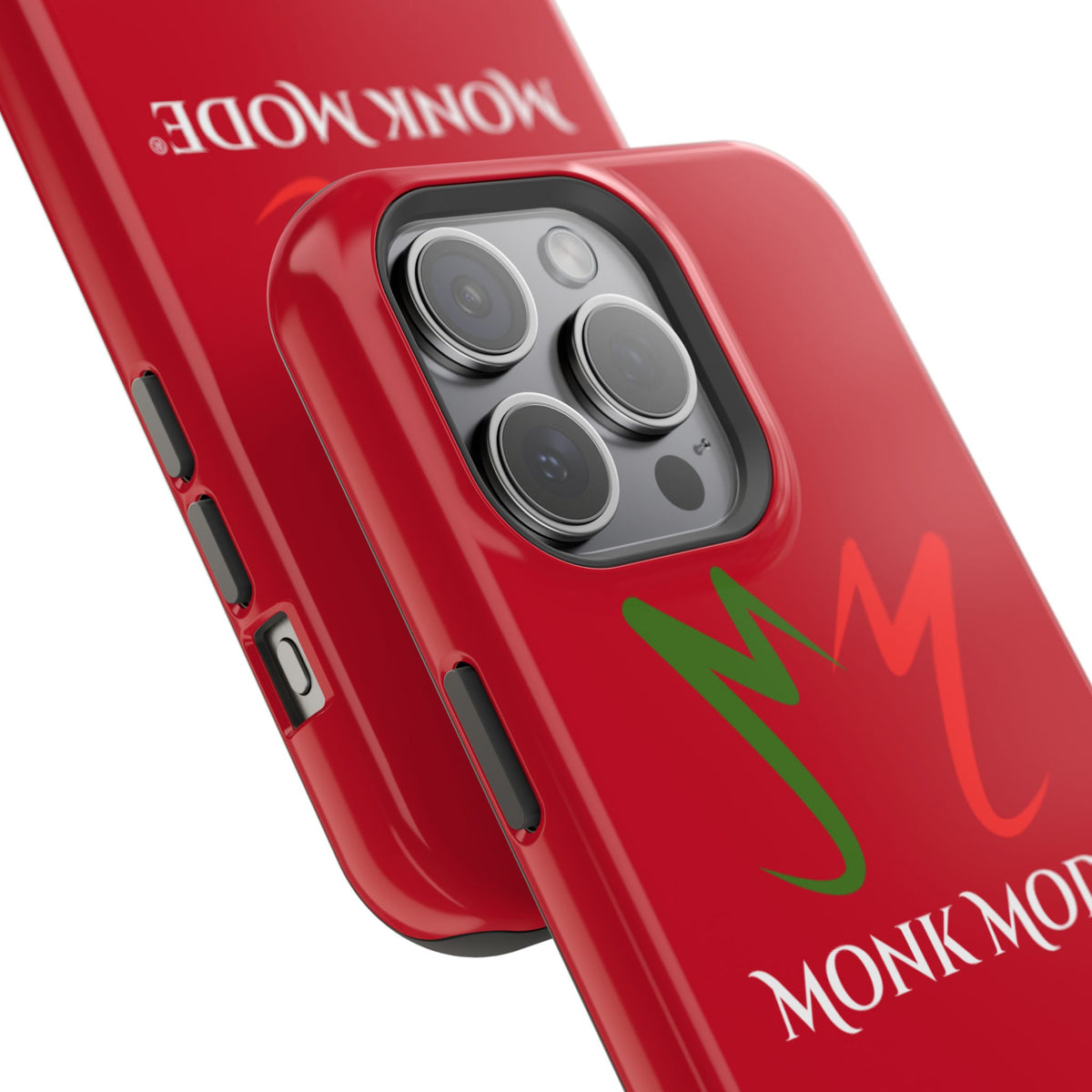 Quality Impact Resistant Phone Case - Red - Monk Mode