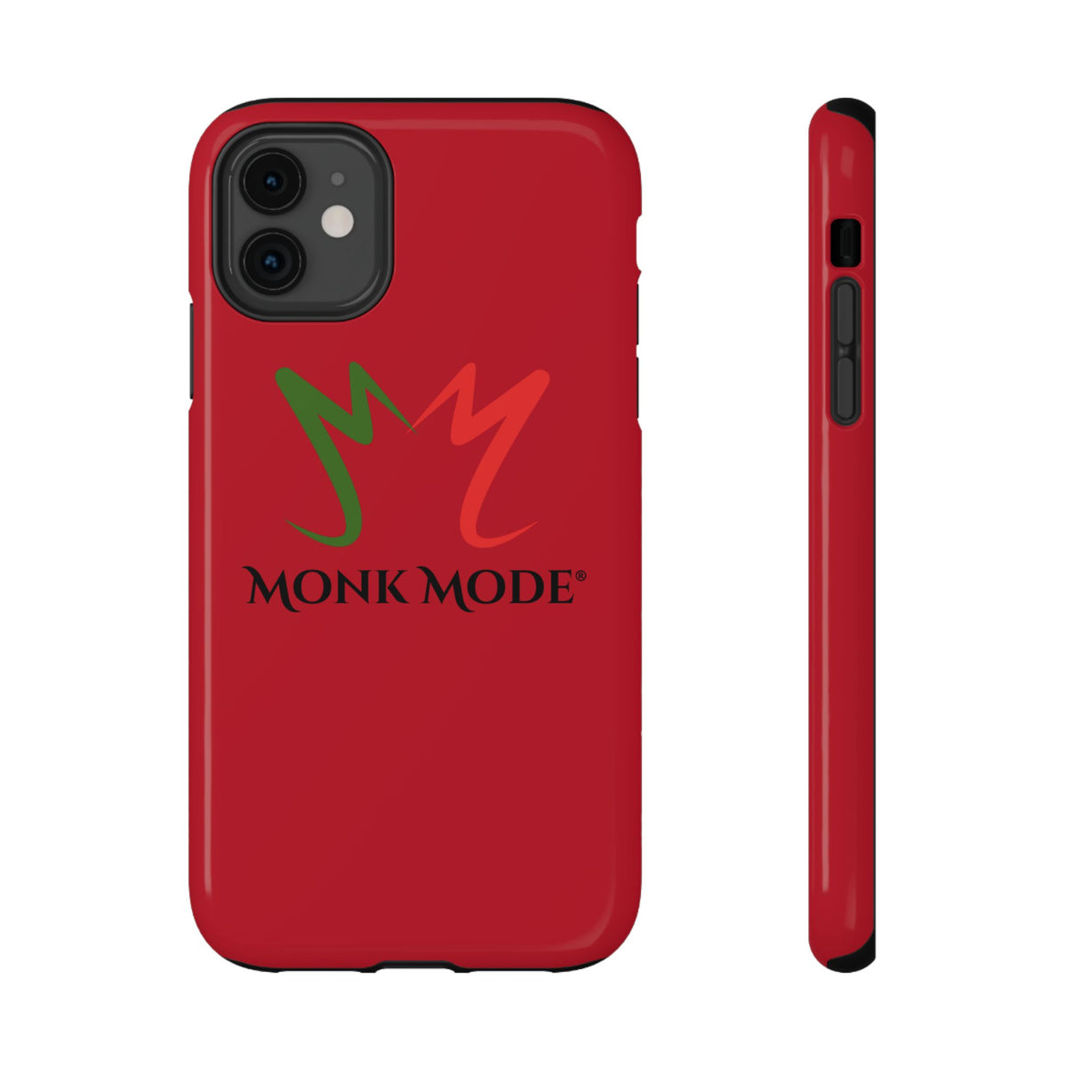 Quality Impact Resistant Phone Case - Red - Monk Mode