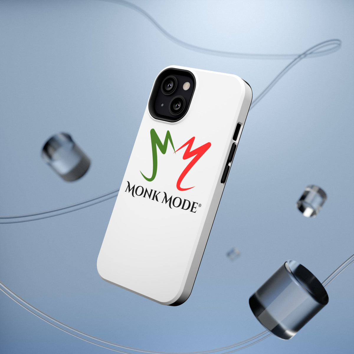 Quality Impact Resistant Phone Case - White - Monk Mode