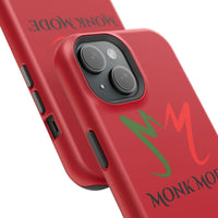 Quality Impact Resistant Phone Case - Red - Monk Mode