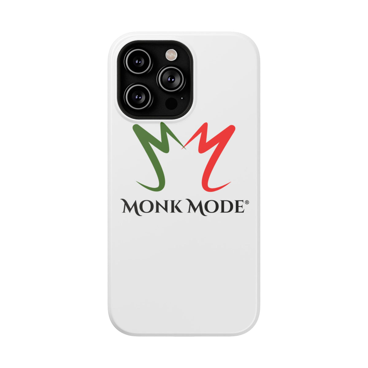 Quality Impact Resistant Phone Case - White - Monk Mode