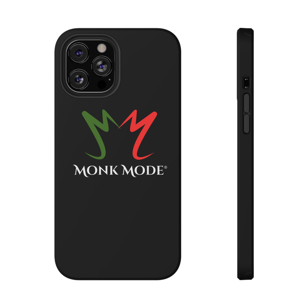 Quality Impact Resistant Phone Case - Black - Monk Mode