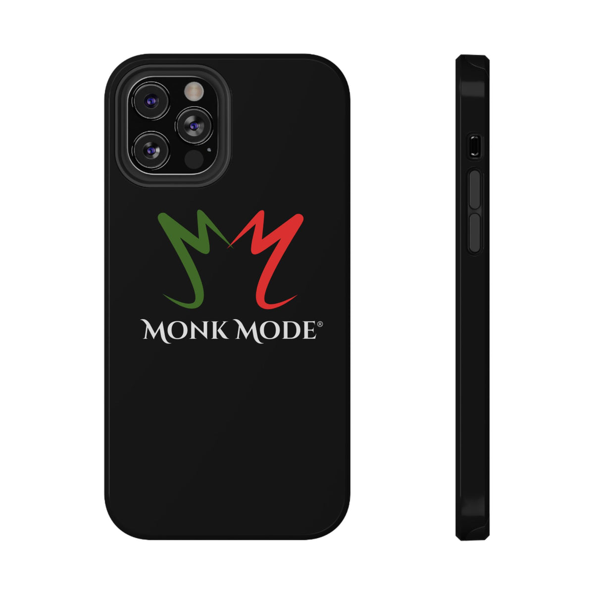 Quality Impact Resistant Phone Case - Black - Monk Mode