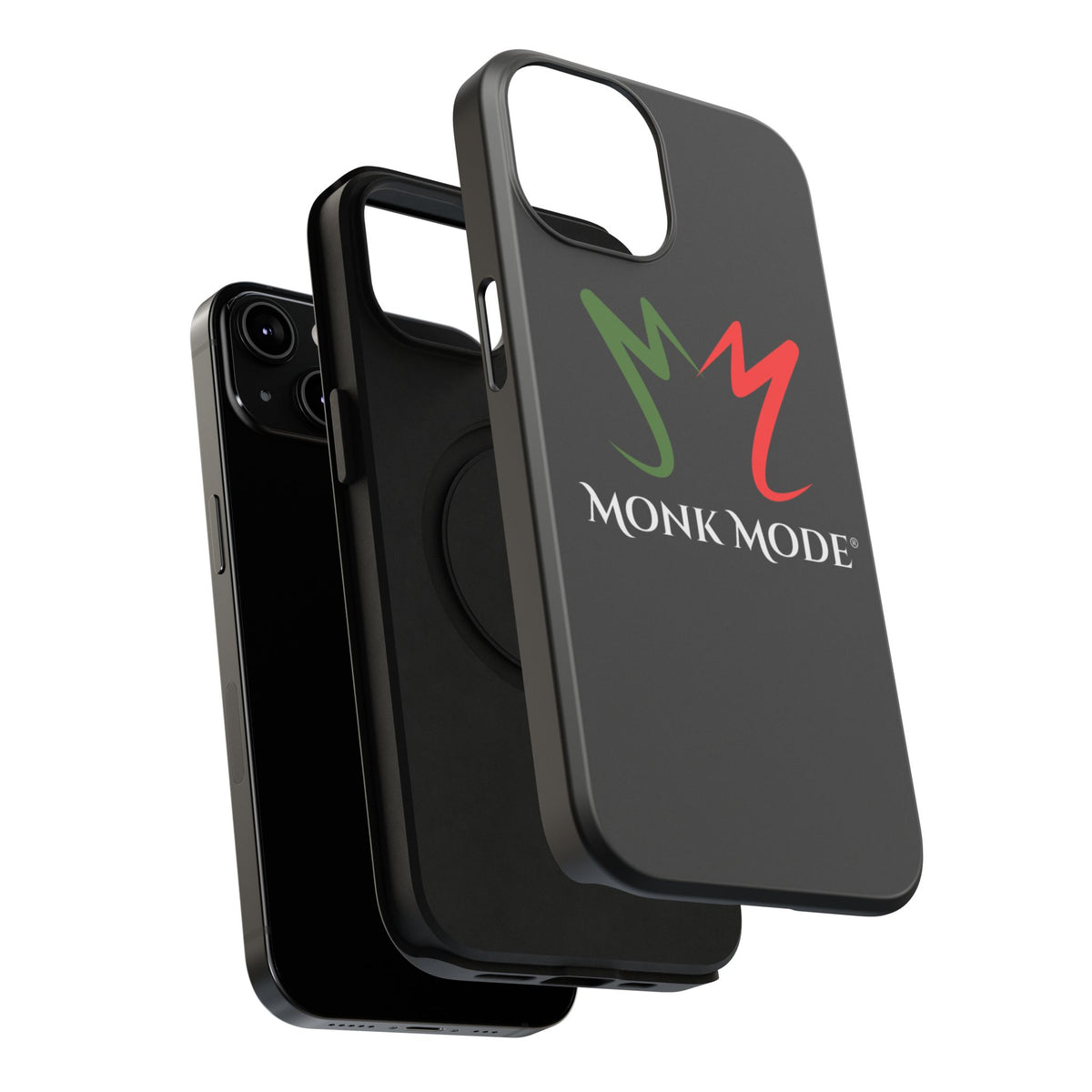 Quality Impact Resistant Phone Case - Black - Monk Mode