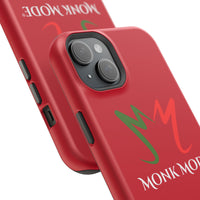 Quality Impact Resistant Phone Case - Red - Monk Mode