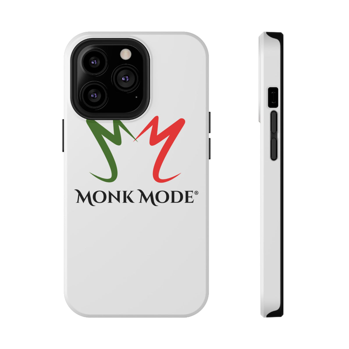 Quality Impact Resistant Phone Case - White - Monk Mode