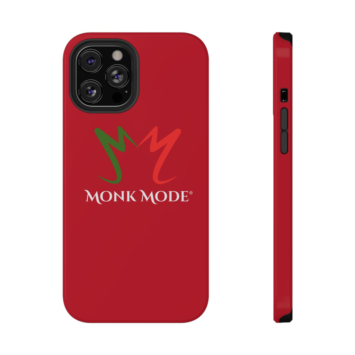 Quality Impact Resistant Phone Case - Red - Monk Mode