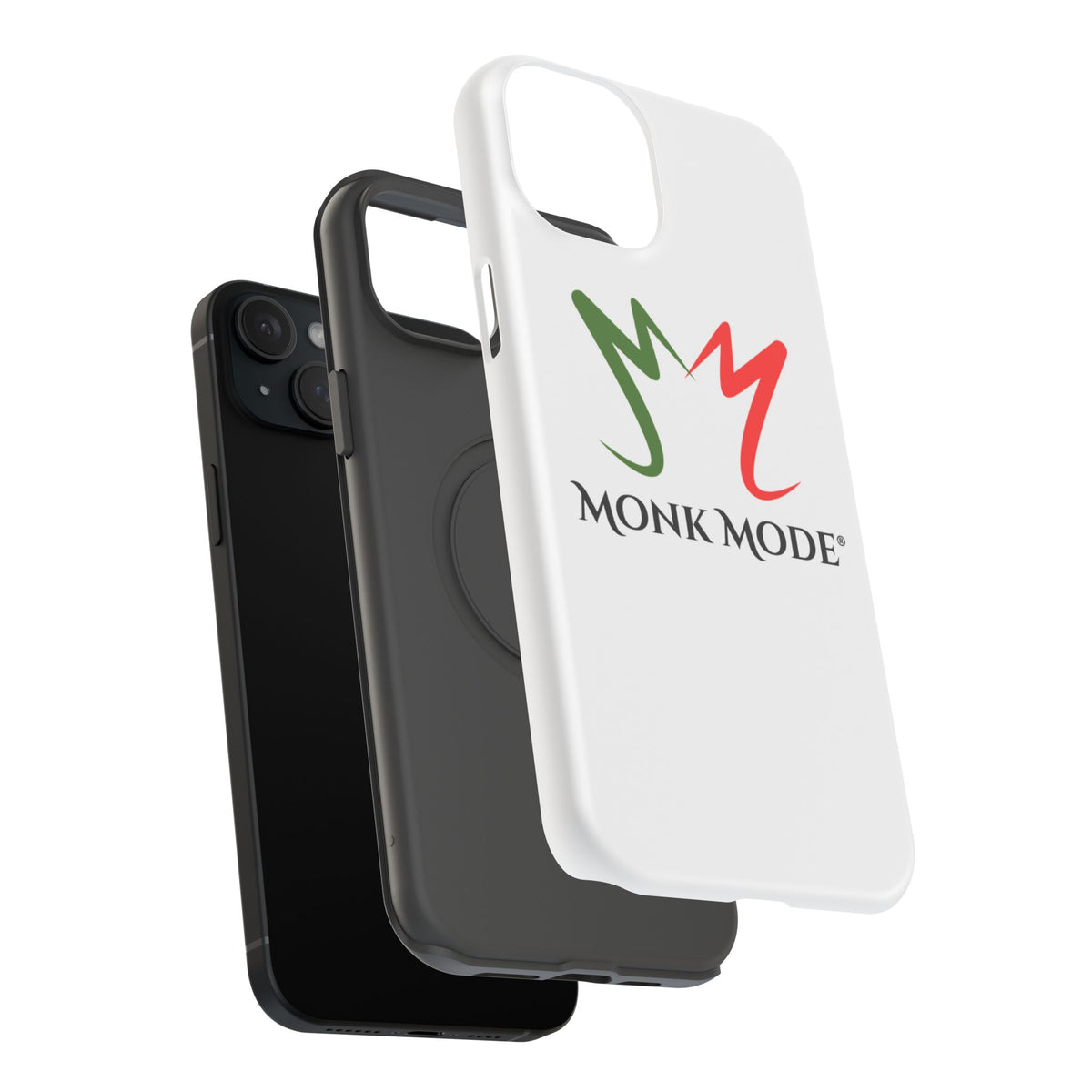 Quality Impact Resistant Phone Case - White - Monk Mode