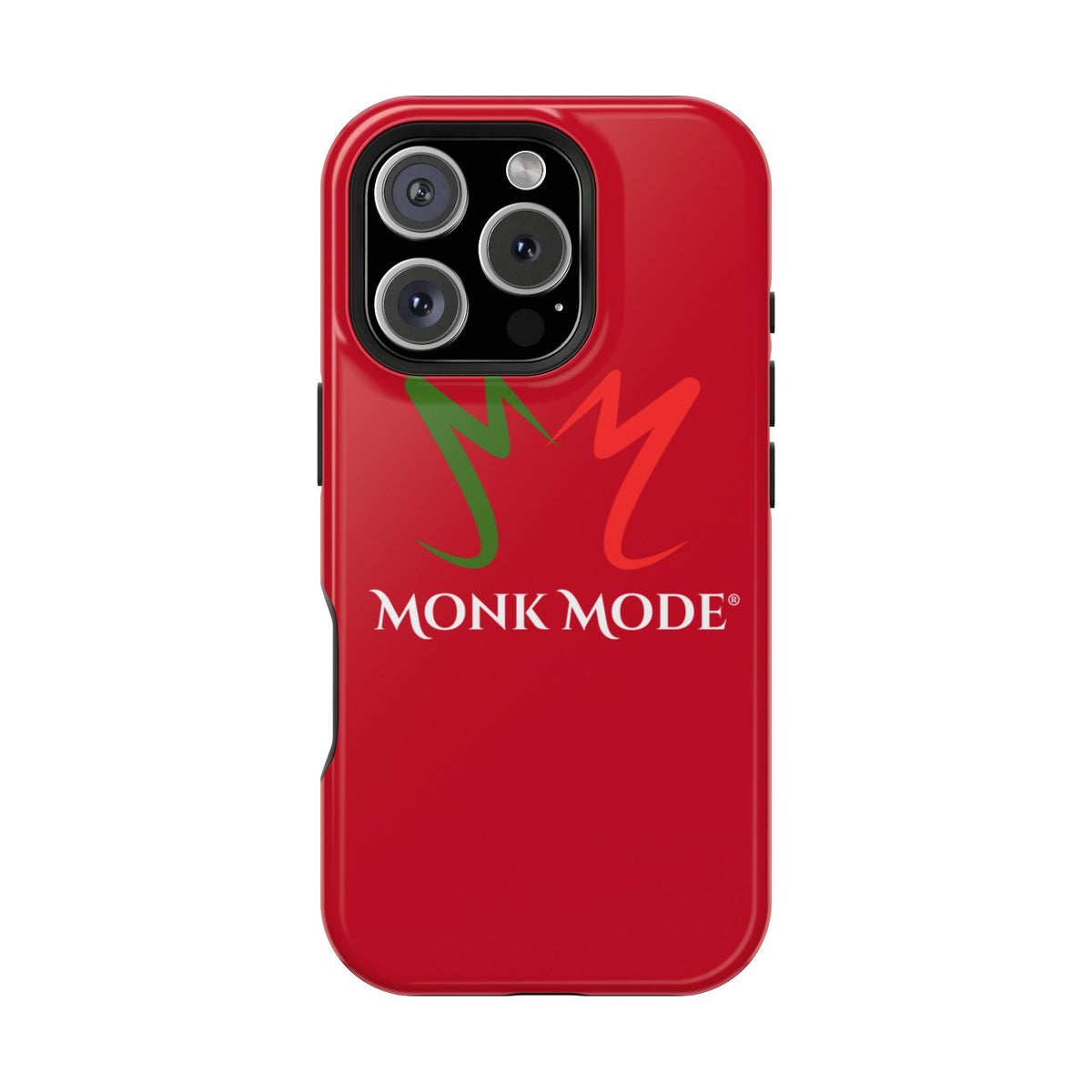 Quality Impact Resistant Phone Case - Red - Monk Mode