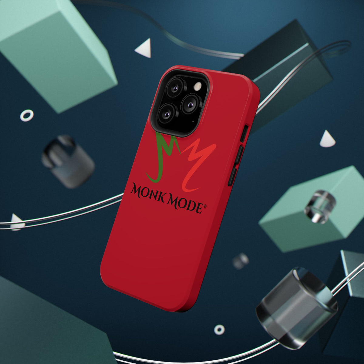 Quality Impact Resistant Phone Case - Red - Monk Mode