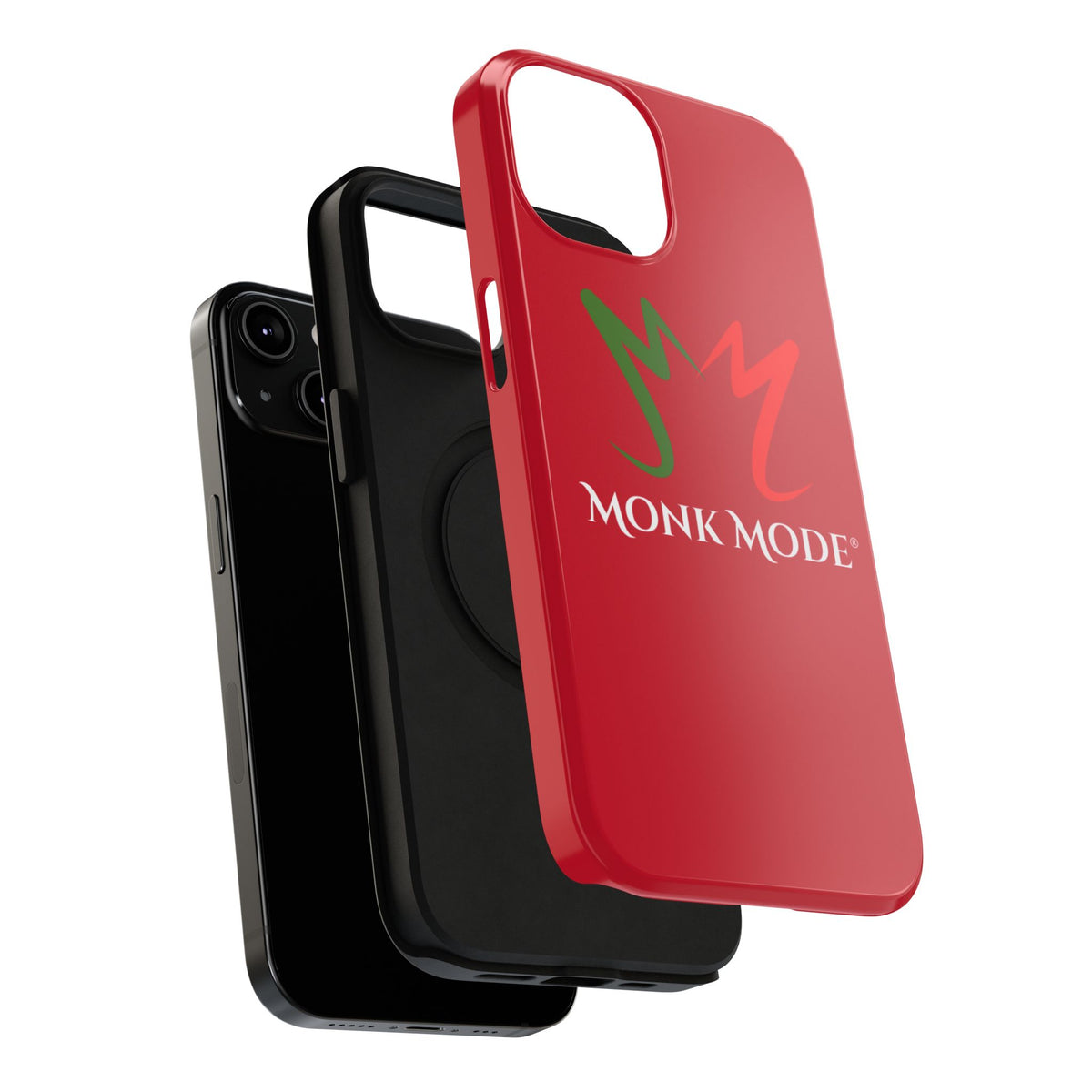 Quality Impact Resistant Phone Case - Red - Monk Mode