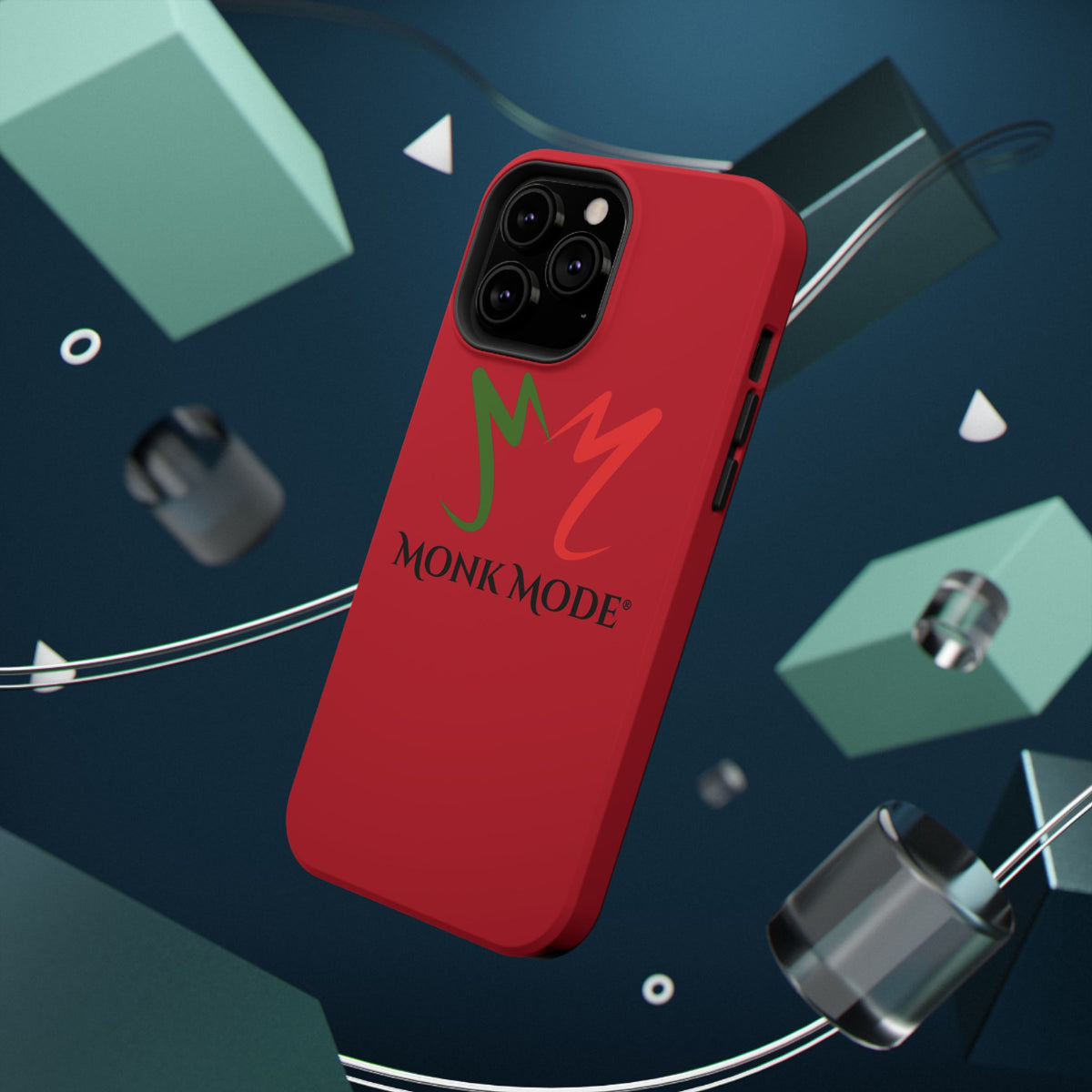 Quality Impact Resistant Phone Case - Red - Monk Mode