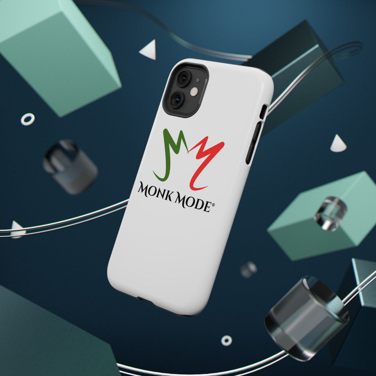 Quality Impact Resistant Phone Case - White - Monk Mode