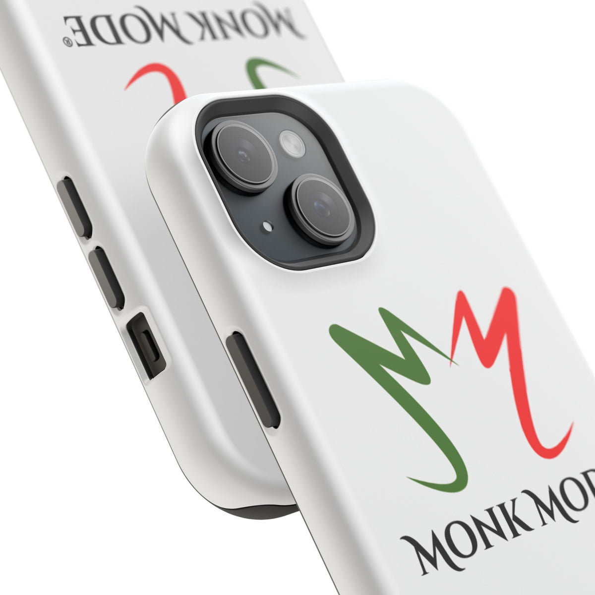 Quality Impact Resistant Phone Case - White - Monk Mode