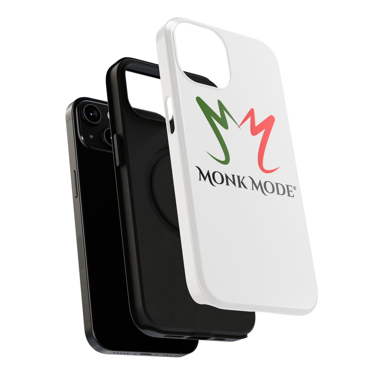 Quality Impact Resistant Phone Case - White - Monk Mode