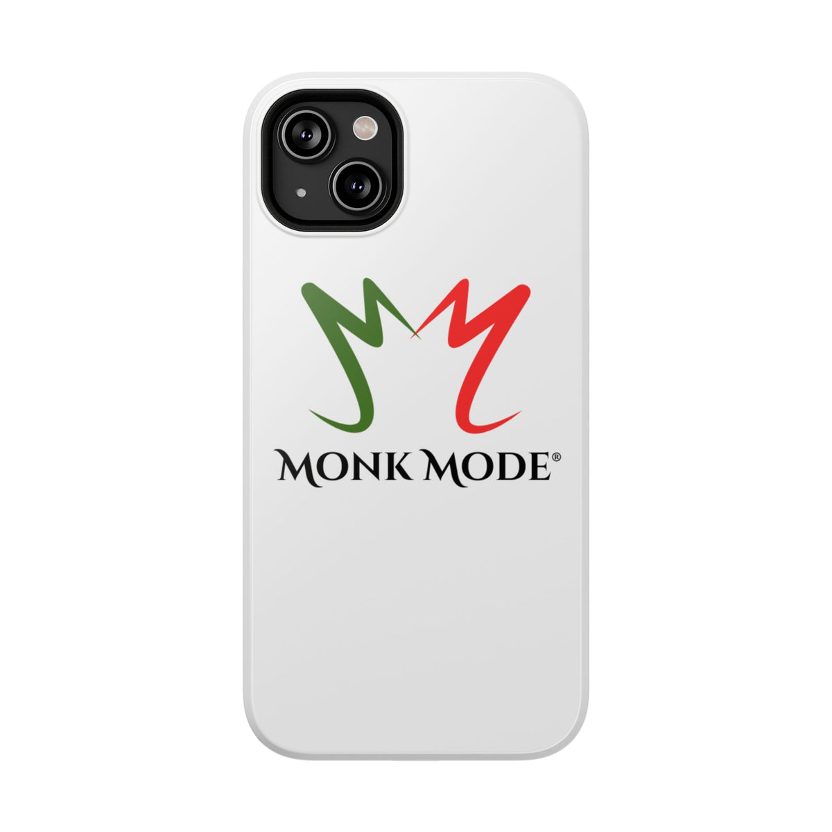 Quality Impact Resistant Phone Case - White - Monk Mode