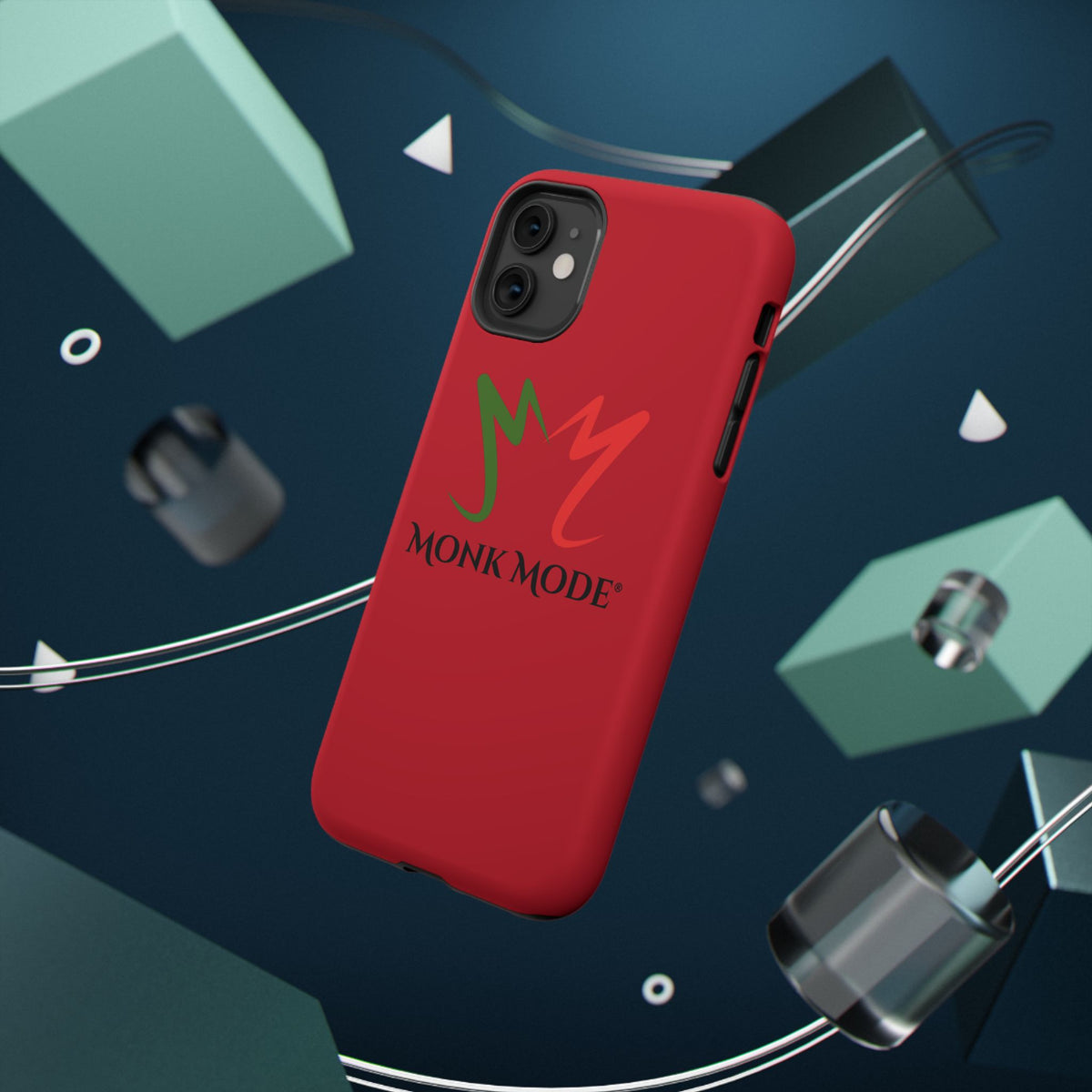 Quality Impact Resistant Phone Case - Red - Monk Mode