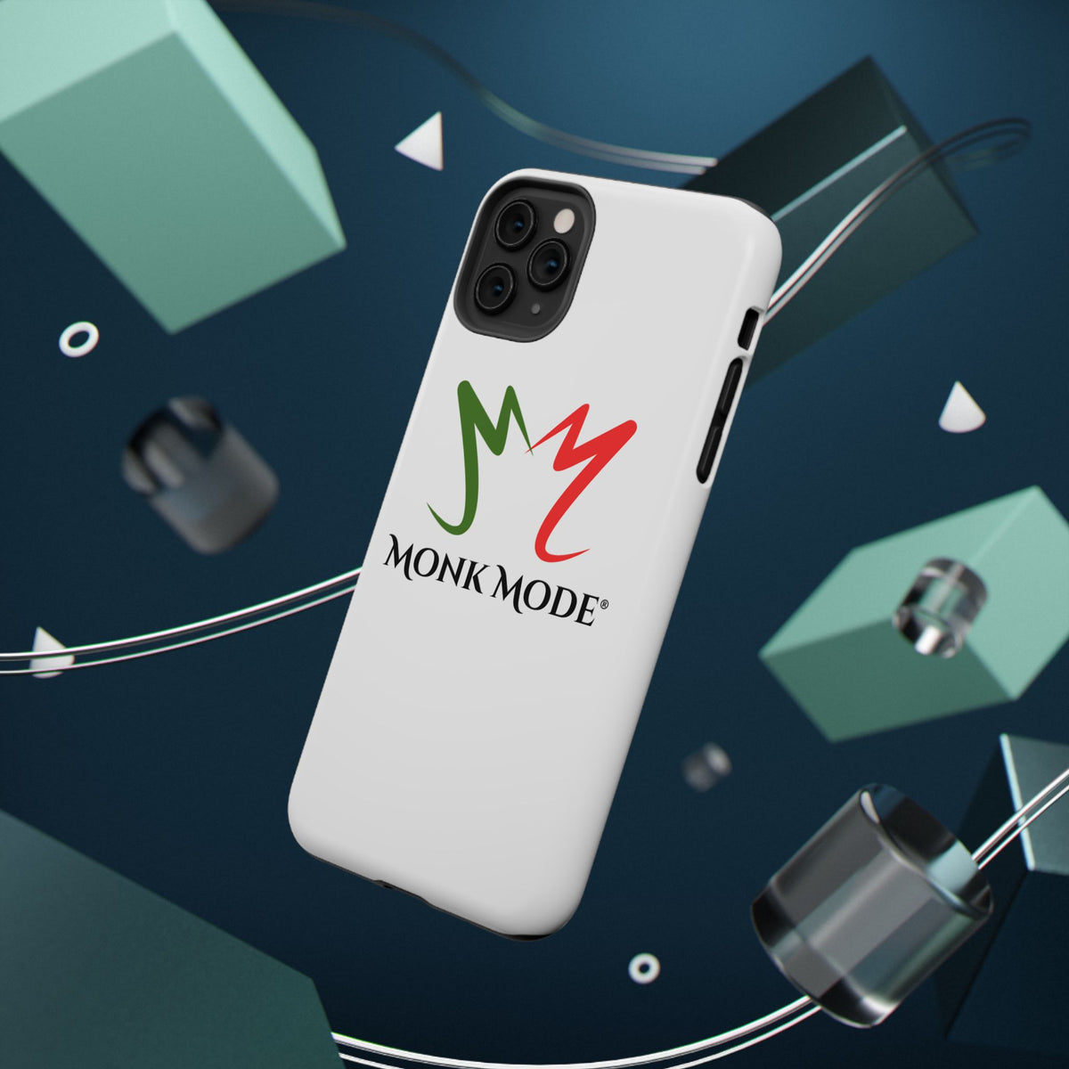 Quality Impact Resistant Phone Case - White - Monk Mode