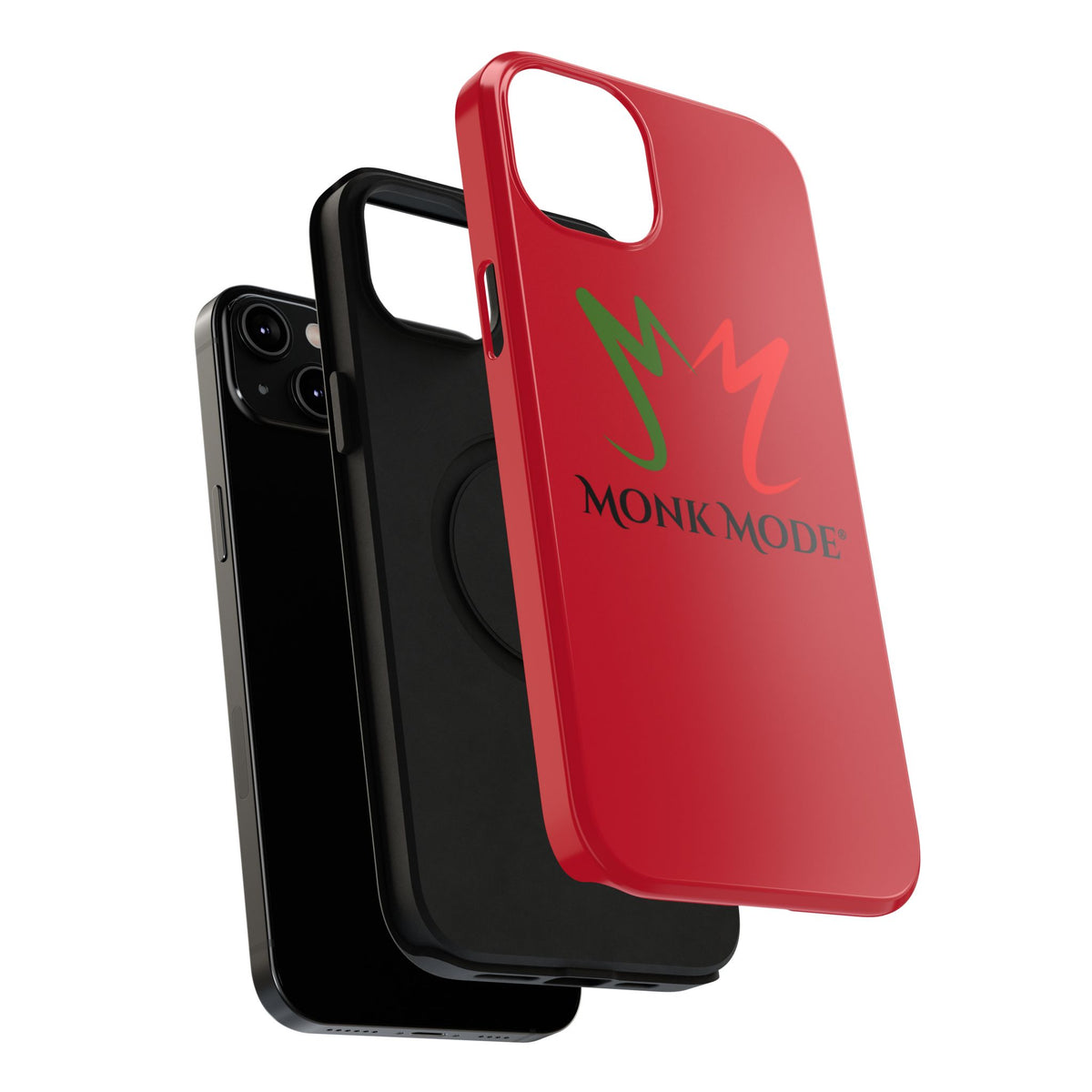 Quality Impact Resistant Phone Case - Red - Monk Mode