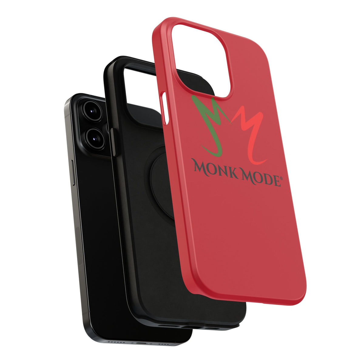 Quality Impact Resistant Phone Case - Red - Monk Mode