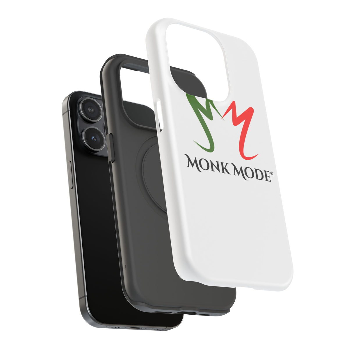 Quality Impact Resistant Phone Case - White - Monk Mode