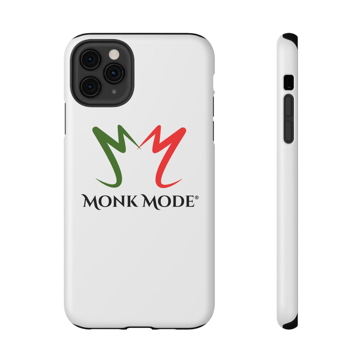 Quality Impact Resistant Phone Case - White - Monk Mode