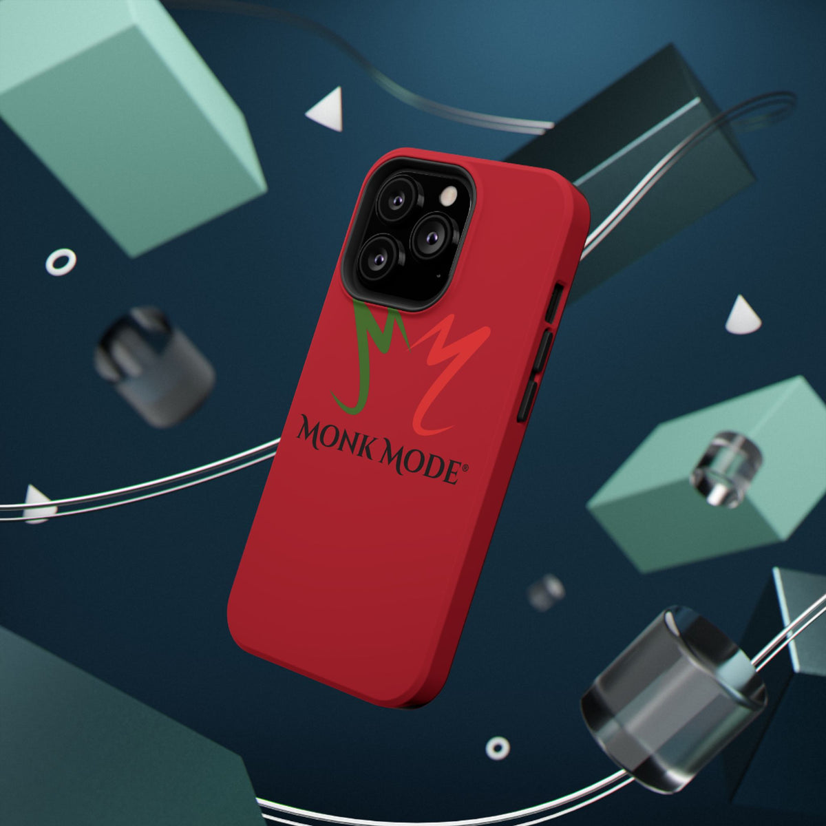 Quality Impact Resistant Phone Case - Red - Monk Mode