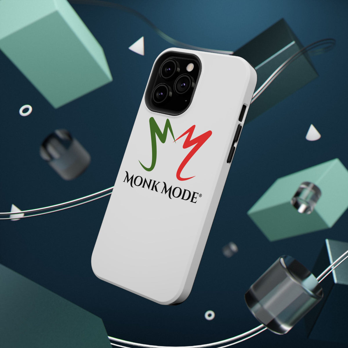 Quality Impact Resistant Phone Case - White - Monk Mode