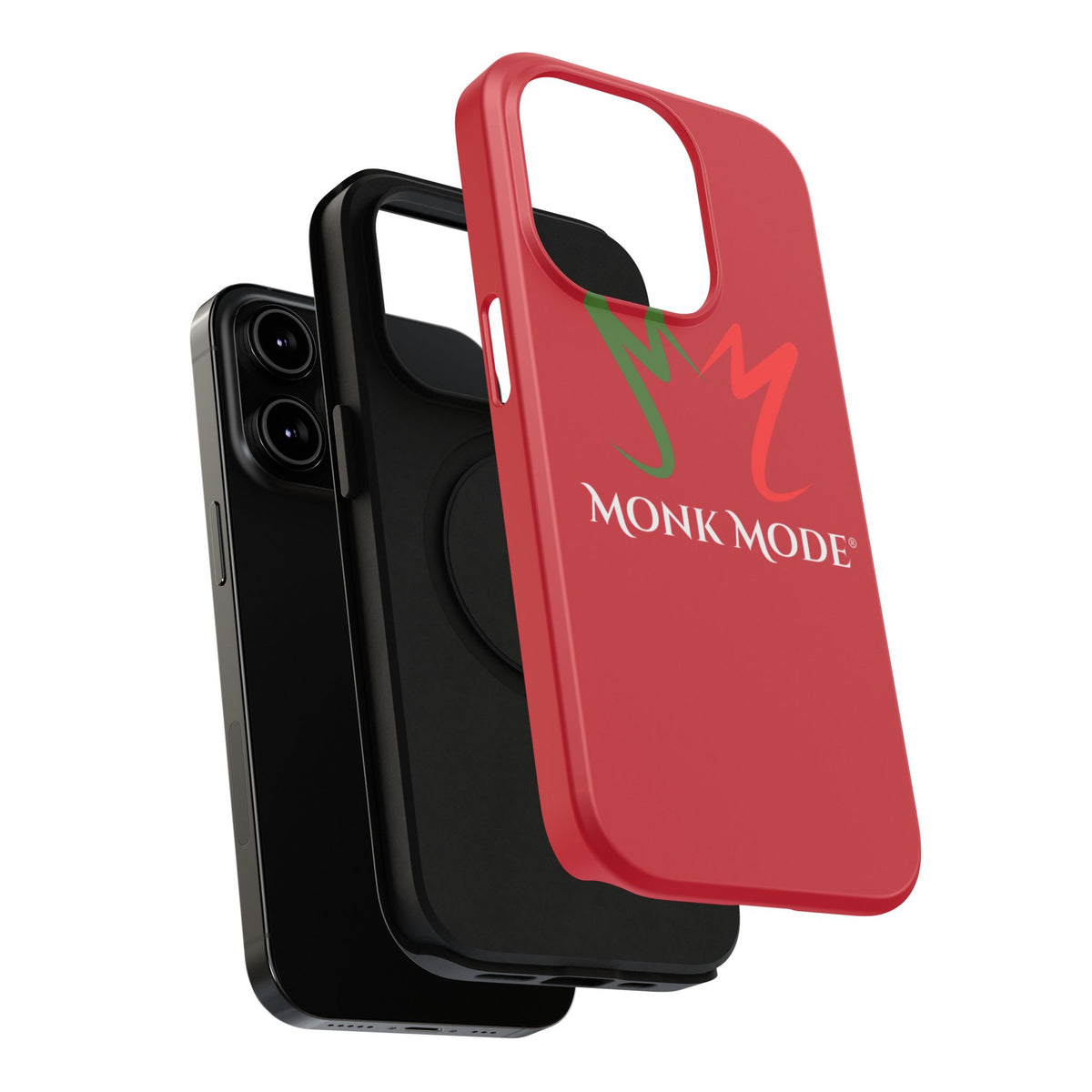 Quality Impact Resistant Phone Case - Red - Monk Mode