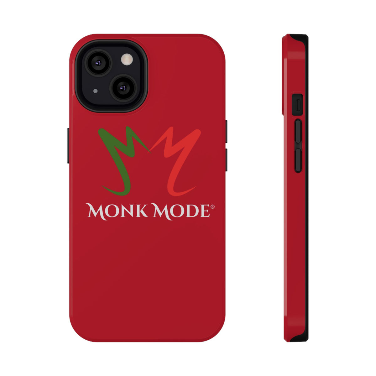 Quality Impact Resistant Phone Case - Red - Monk Mode