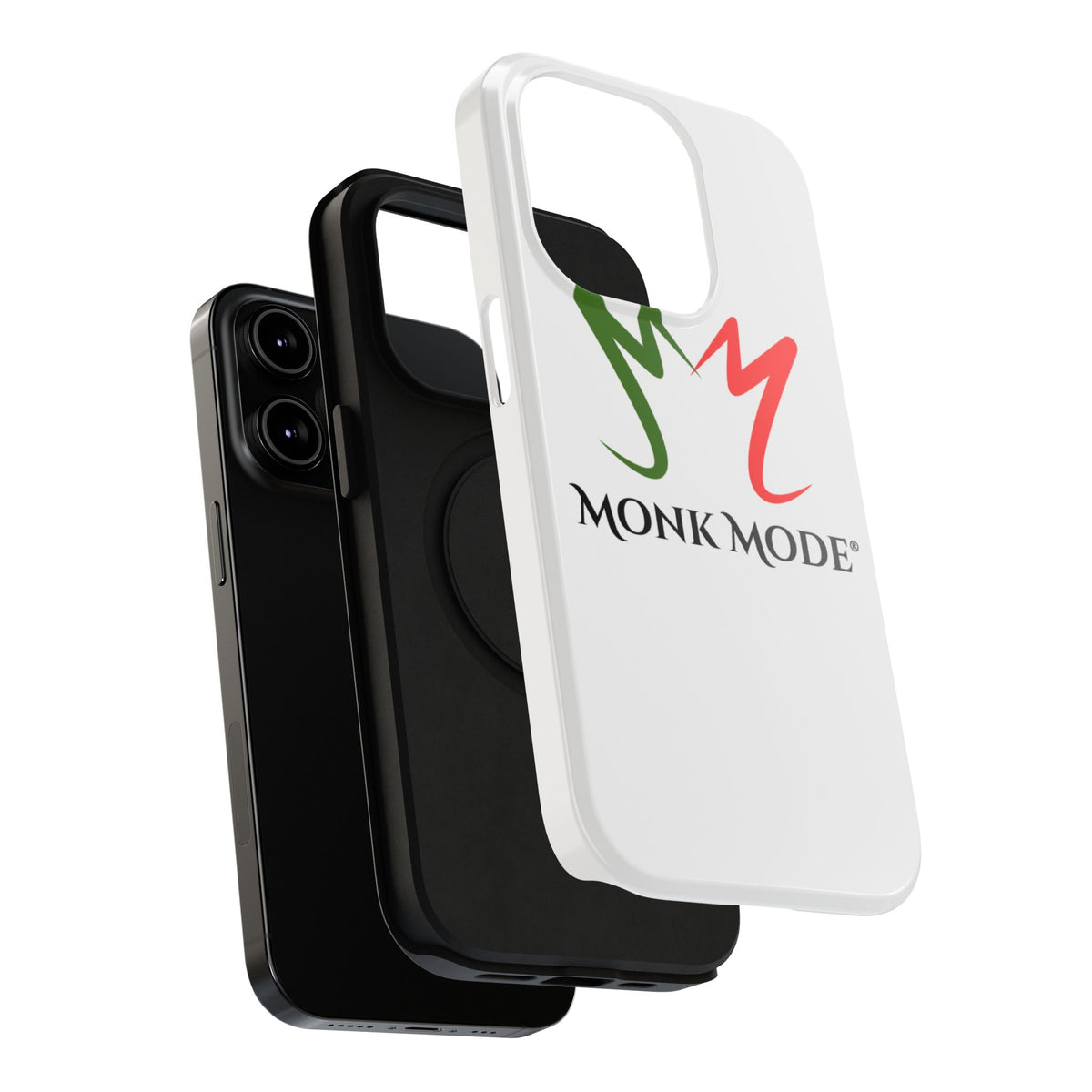 Quality Impact Resistant Phone Case - White - Monk Mode