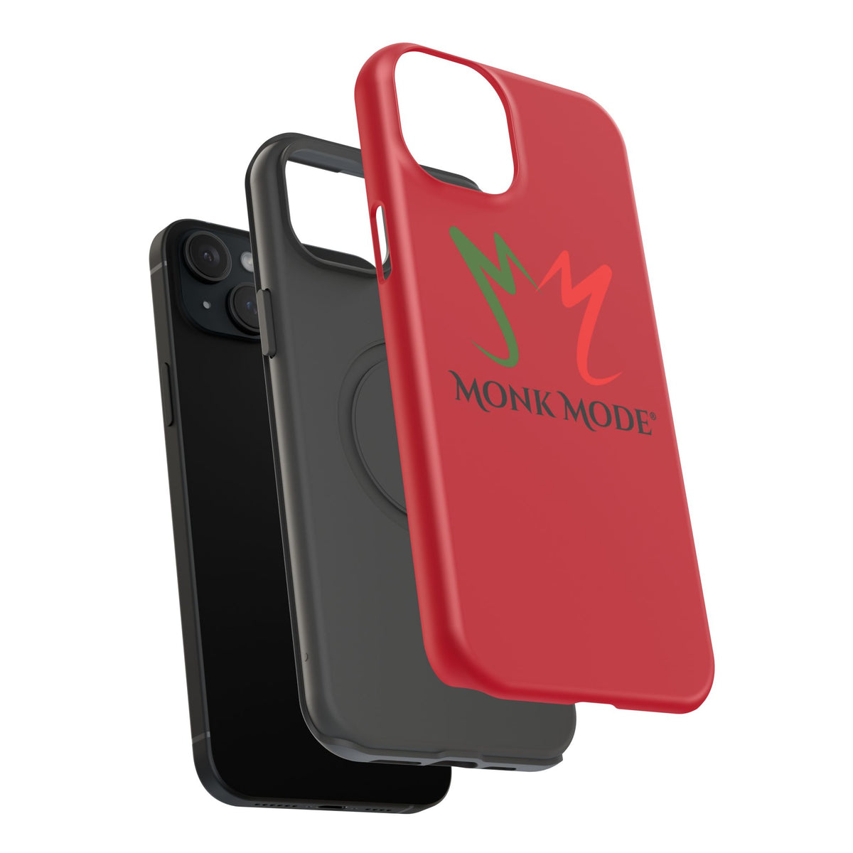 Quality Impact Resistant Phone Case - Red - Monk Mode