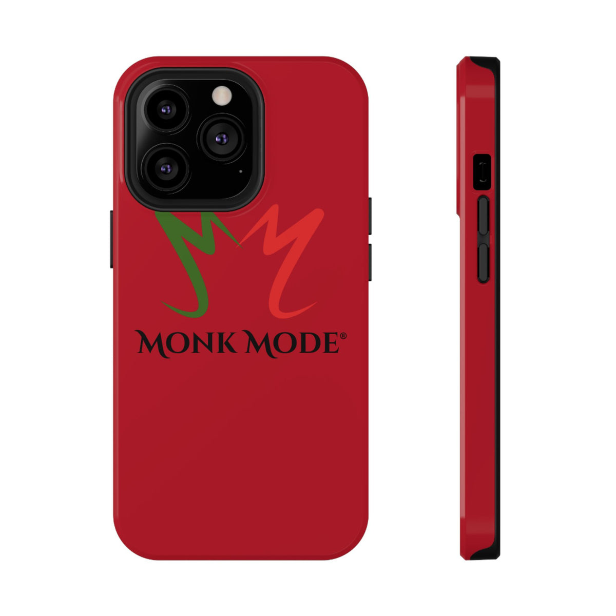 Quality Impact Resistant Phone Case - Red - Monk Mode