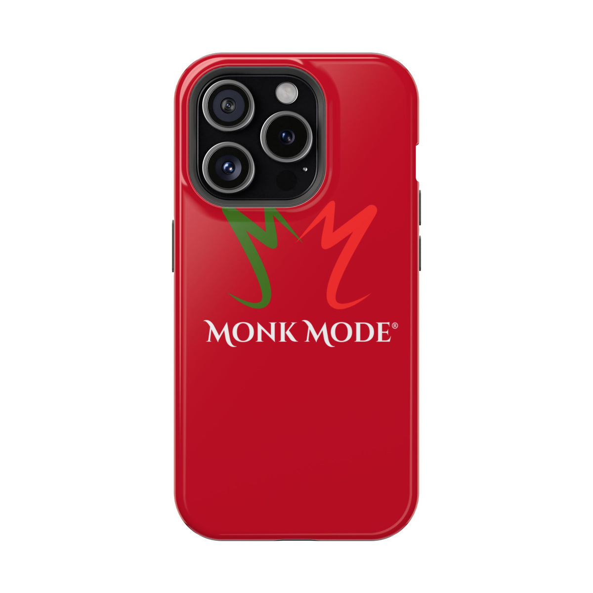 Quality Impact Resistant Phone Case - Red - Monk Mode