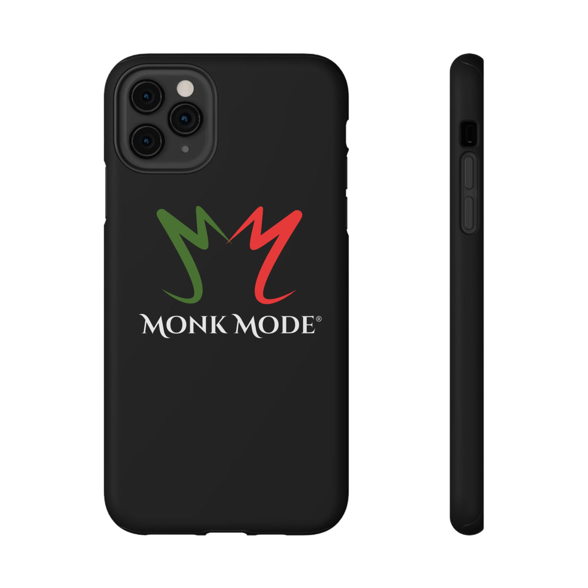 Quality Impact Resistant Phone Case - Black - Monk Mode